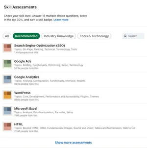 LinkedIn Gamification
